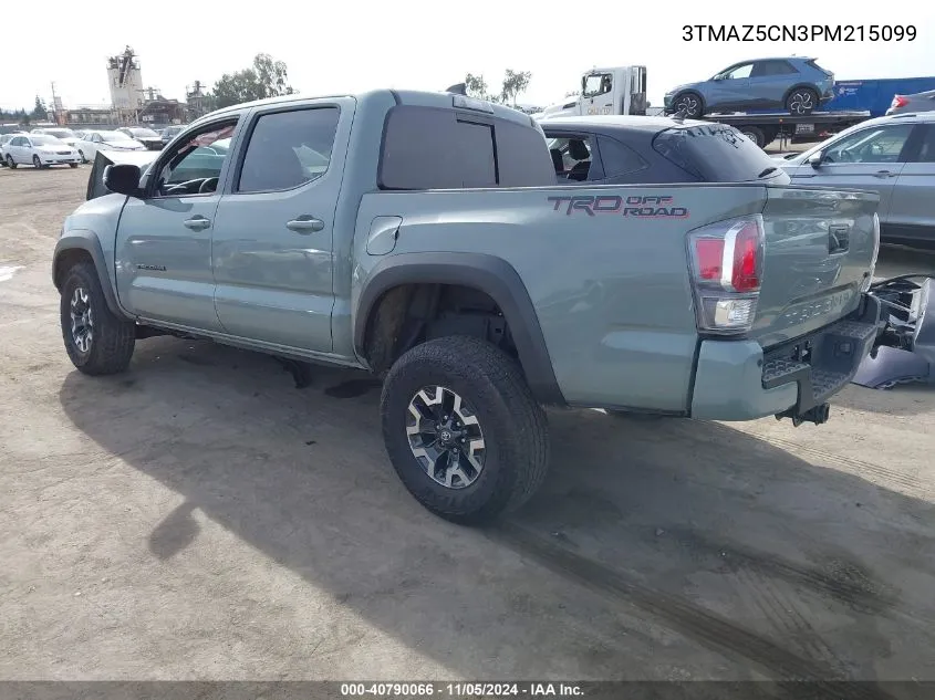 2023 Toyota Tacoma Trd Off Road VIN: 3TMAZ5CN3PM215099 Lot: 40790066