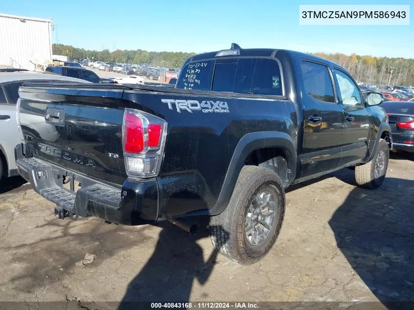 2023 Toyota Tacoma Trd Off Road VIN: 3TMCZ5AN9PM586943 Lot: 40843168