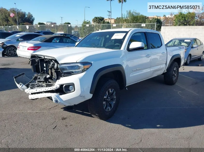 2023 Toyota Tacoma Trd Off Road VIN: 3TMCZ5AN6PM585071 Lot: 40843254