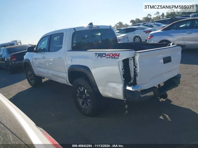 2023 Toyota Tacoma Trd Off Road VIN: 3TMCZ5AN6PM585071 Lot: 40843254