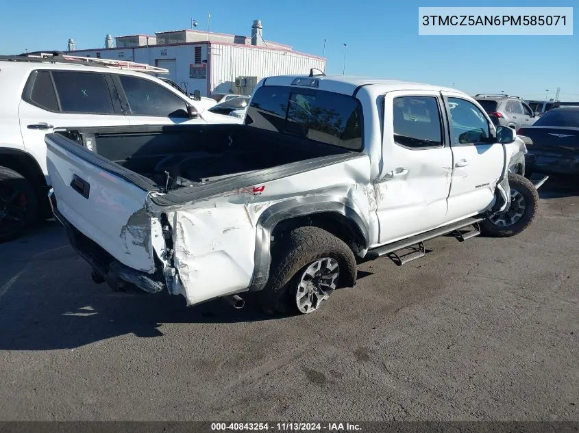 2023 Toyota Tacoma Trd Off Road VIN: 3TMCZ5AN6PM585071 Lot: 40843254