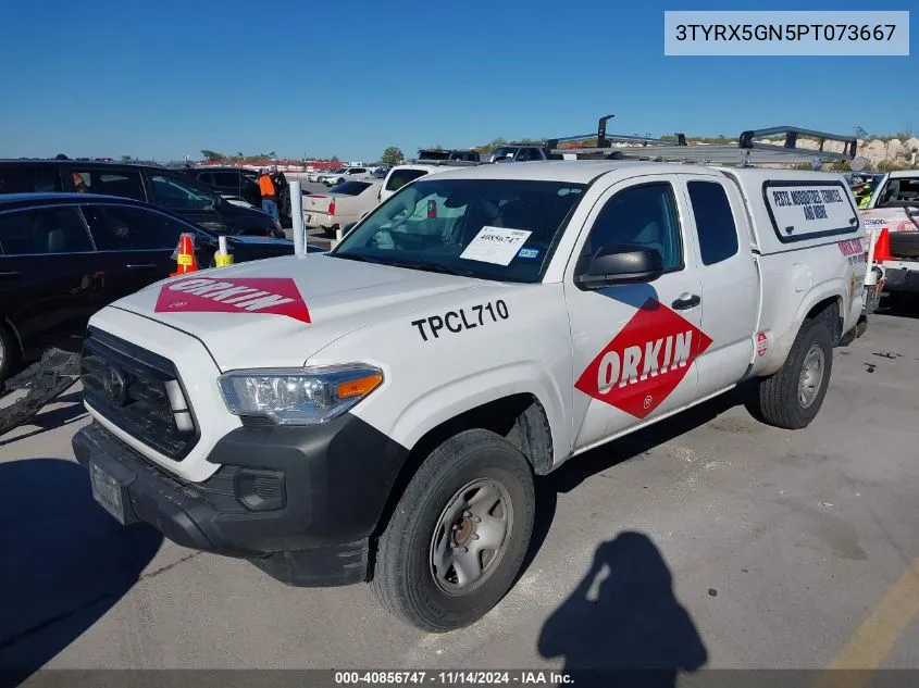 2023 Toyota Tacoma Sr VIN: 3TYRX5GN5PT073667 Lot: 40856747