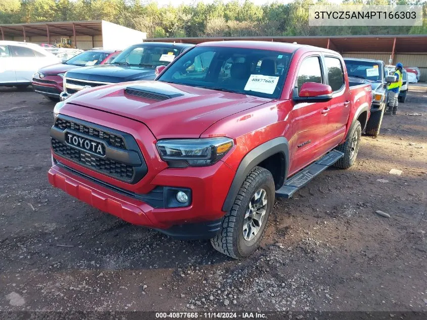 2023 Toyota Tacoma Trd Off Road VIN: 3TYCZ5AN4PT166303 Lot: 40877665