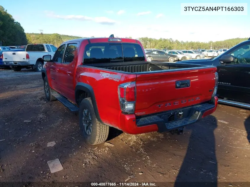 2023 Toyota Tacoma Trd Off Road VIN: 3TYCZ5AN4PT166303 Lot: 40877665