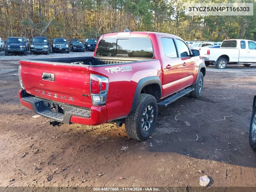 2023 Toyota Tacoma Trd Off Road VIN: 3TYCZ5AN4PT166303 Lot: 40877665