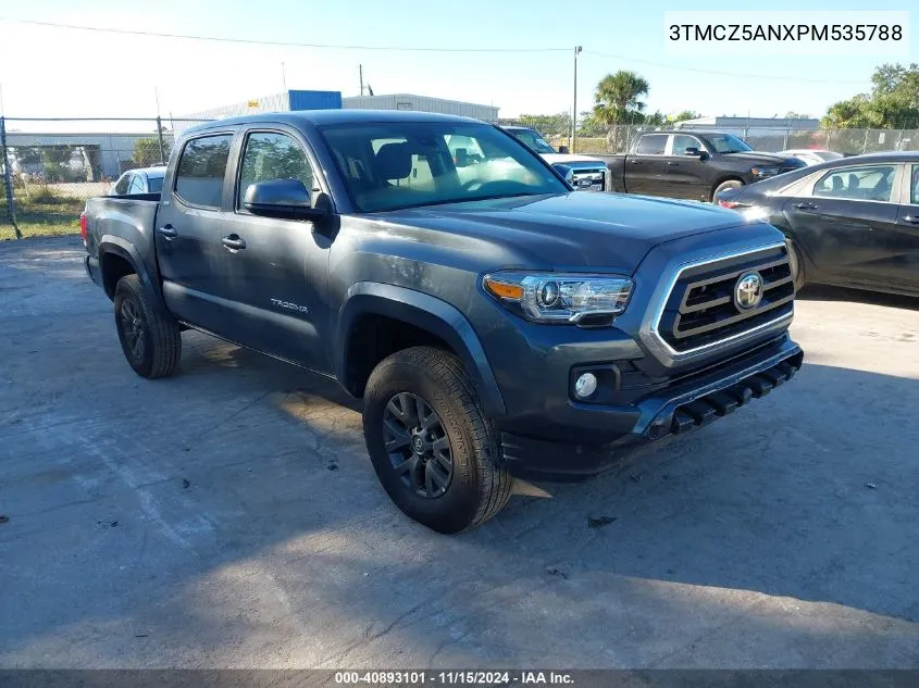 2023 Toyota Tacoma Sr5 V6 VIN: 3TMCZ5ANXPM535788 Lot: 40893101