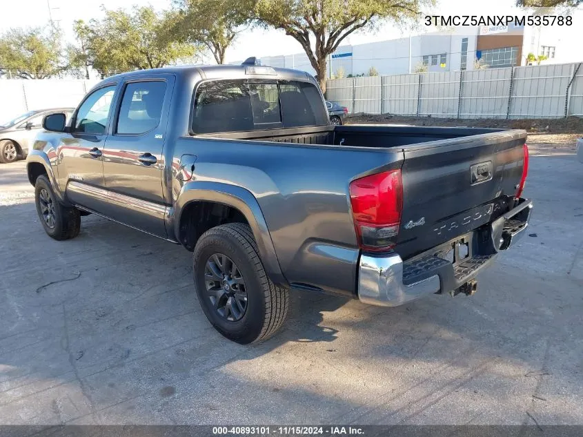 2023 Toyota Tacoma Sr5 V6 VIN: 3TMCZ5ANXPM535788 Lot: 40893101