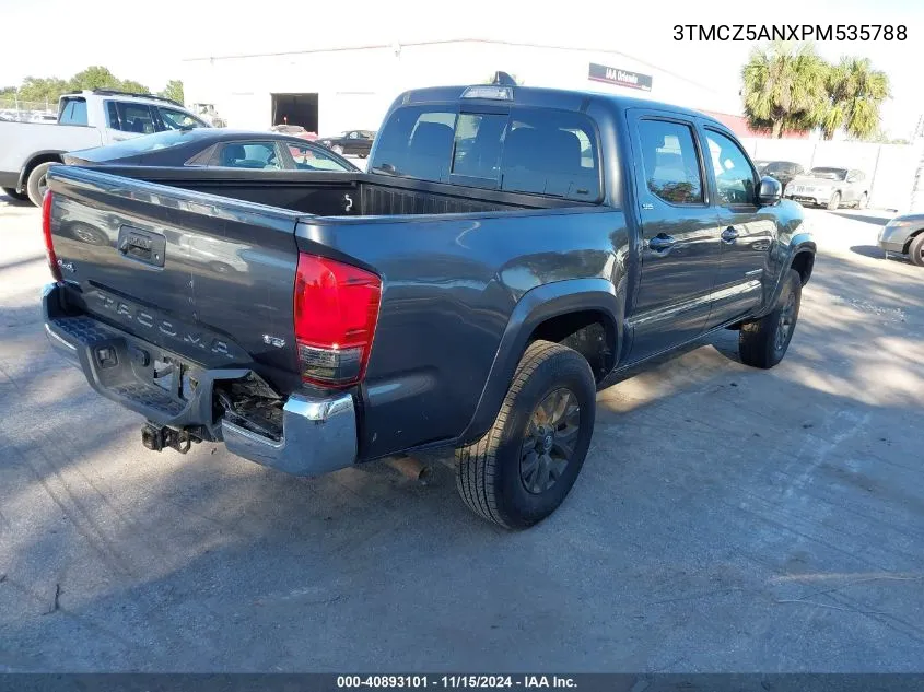 2023 Toyota Tacoma Sr5 V6 VIN: 3TMCZ5ANXPM535788 Lot: 40893101