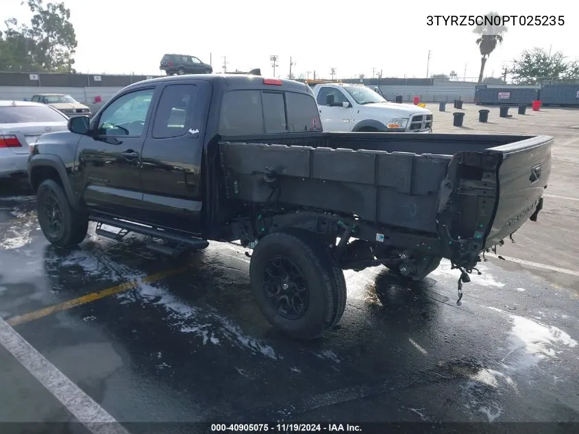 2023 Toyota Tacoma Sr5 V6 VIN: 3TYRZ5CN0PT025235 Lot: 40905075