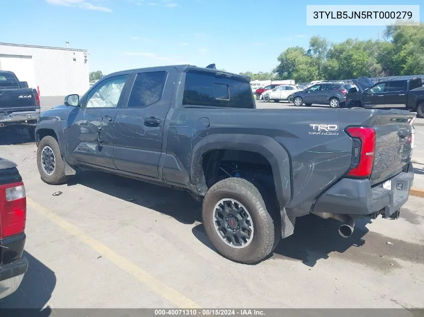 2024 Toyota Tacoma Trd Off Road VIN: 3TYLB5JN5RT000279 Lot: 40071310