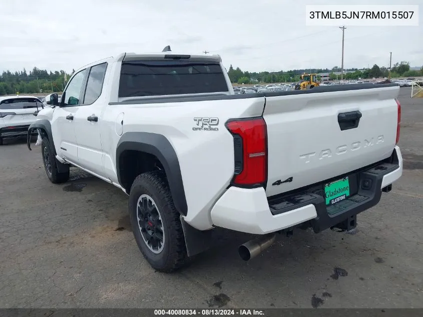 2024 Toyota Tacoma Trd Off Road VIN: 3TMLB5JN7RM015507 Lot: 40080834