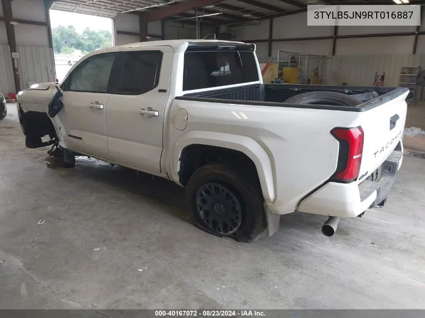 2024 Toyota Tacoma Sr5 VIN: 3TYLB5JN9RT016887 Lot: 40167072