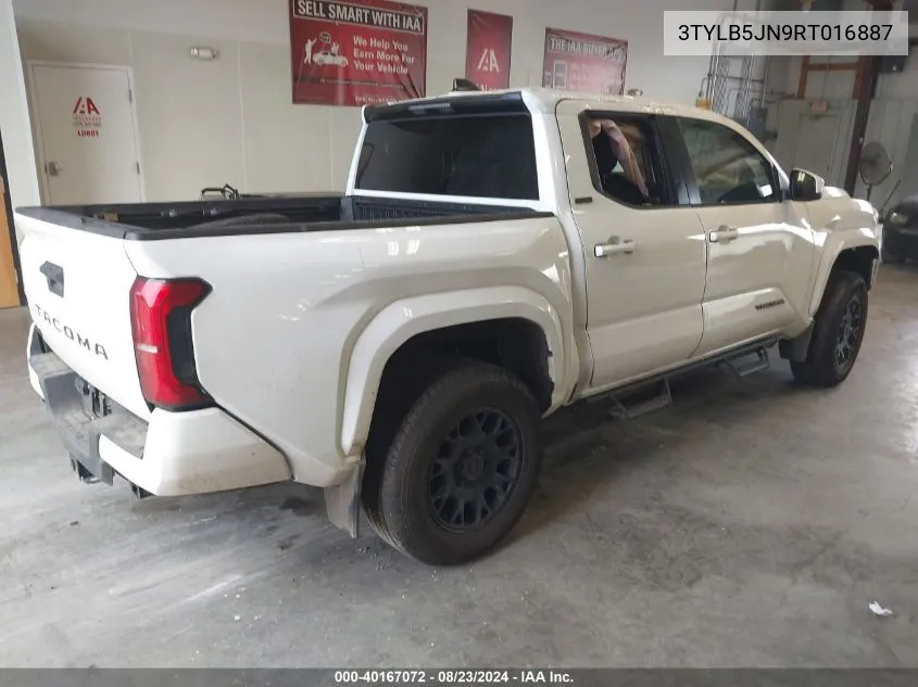 2024 Toyota Tacoma Sr5 VIN: 3TYLB5JN9RT016887 Lot: 40167072