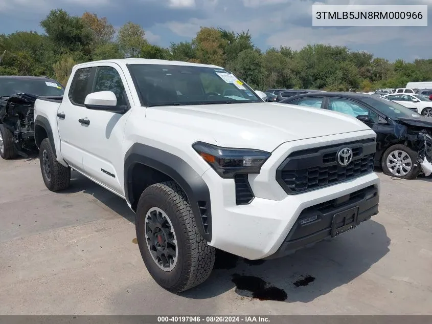 2024 Toyota Tacoma Trd Off Road VIN: 3TMLB5JN8RM000966 Lot: 40197946