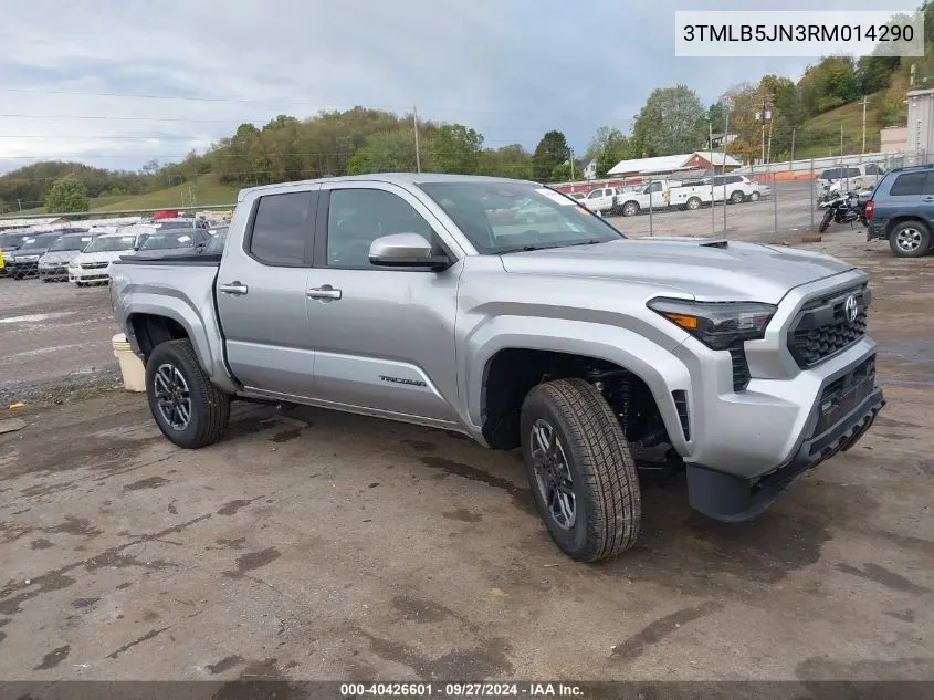 2024 Toyota Tacoma Trd Sport VIN: 3TMLB5JN3RM014290 Lot: 40426601