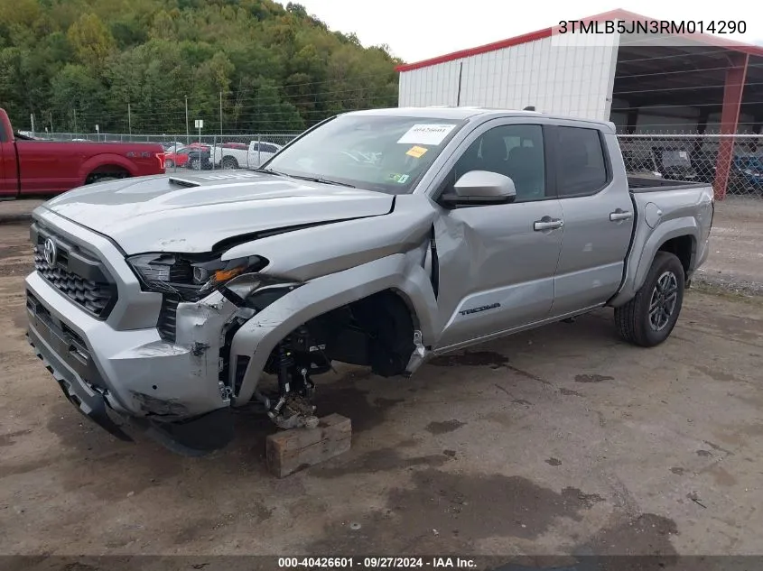 2024 Toyota Tacoma Trd Sport VIN: 3TMLB5JN3RM014290 Lot: 40426601