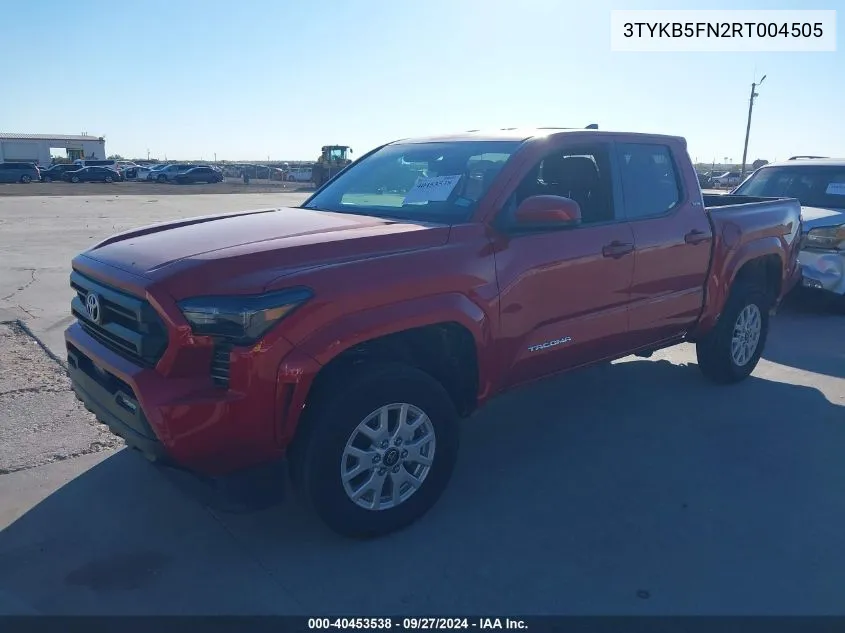 3TYKB5FN2RT004505 2024 Toyota Tacoma Sr5