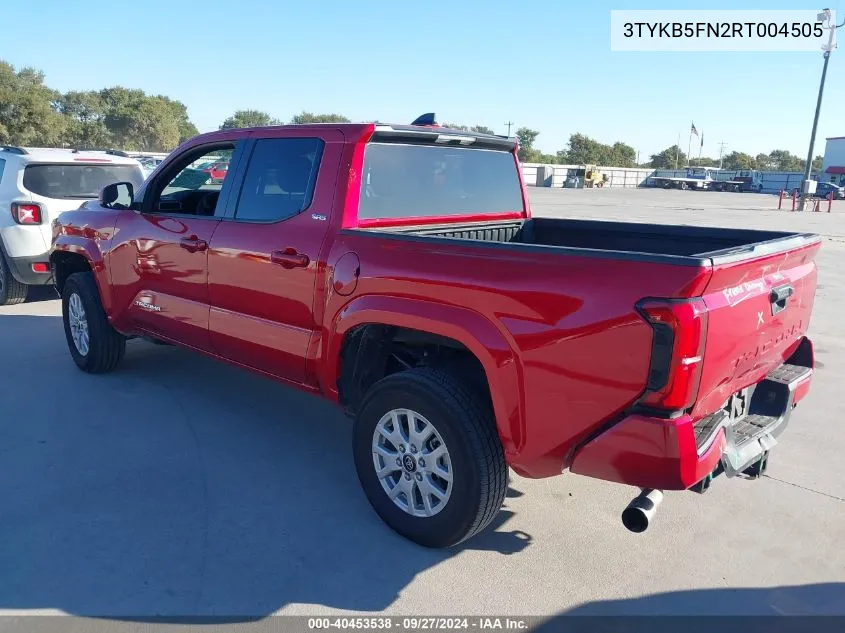 3TYKB5FN2RT004505 2024 Toyota Tacoma Sr5