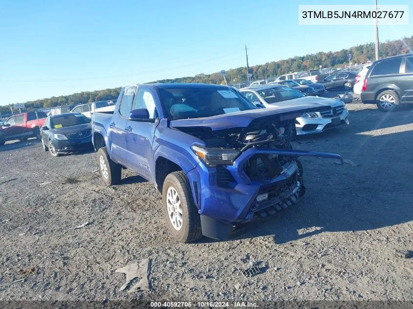 2024 Toyota Tacoma Sr5 VIN: 3TMLB5JN4RM027677 Lot: 40592705