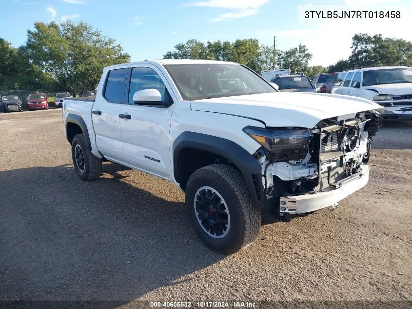 2024 Toyota Tacoma Trd Off Road VIN: 3TYLB5JN7RT018458 Lot: 40605532