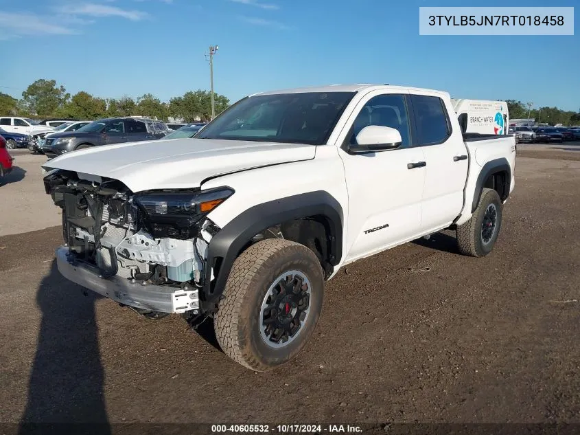 2024 Toyota Tacoma Trd Off Road VIN: 3TYLB5JN7RT018458 Lot: 40605532