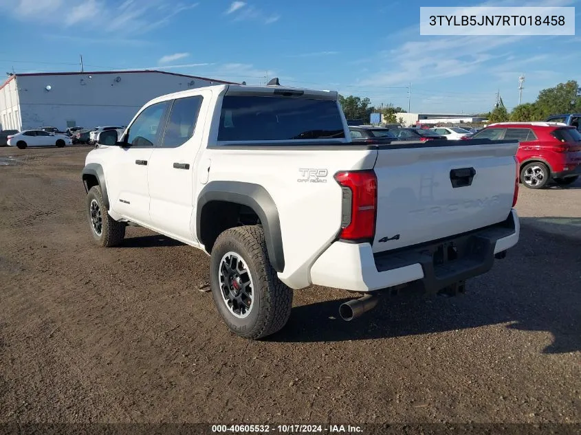 2024 Toyota Tacoma Trd Off Road VIN: 3TYLB5JN7RT018458 Lot: 40605532