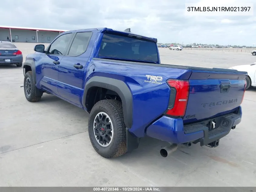 2024 Toyota Tacoma Trd Off Road VIN: 3TMLB5JN1RM021397 Lot: 40720346