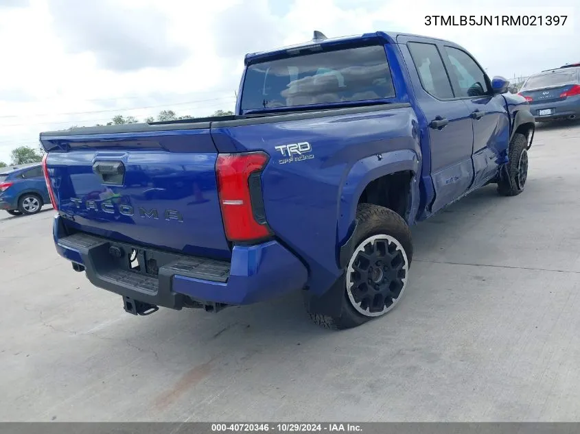 2024 Toyota Tacoma Trd Off Road VIN: 3TMLB5JN1RM021397 Lot: 40720346