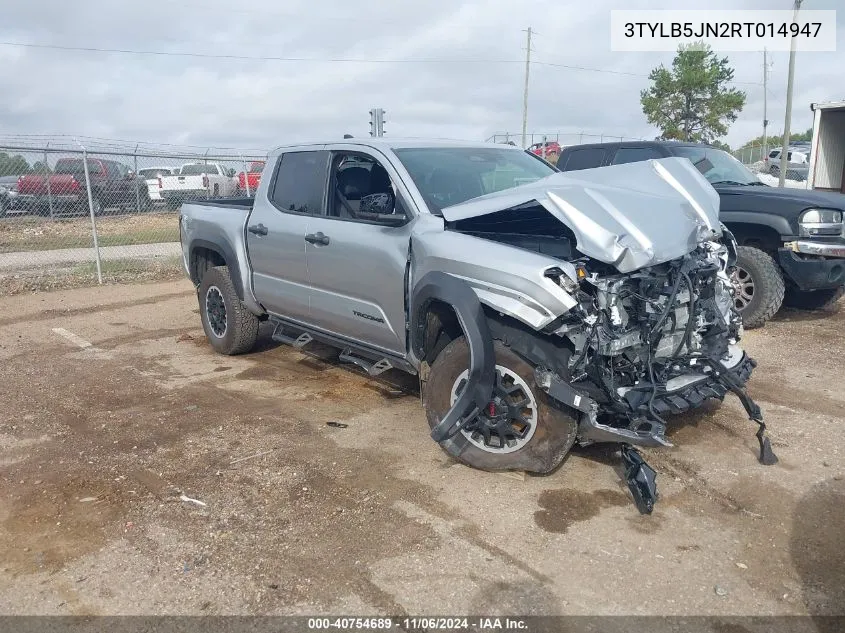 2024 Toyota Tacoma Trd Off Road VIN: 3TYLB5JN2RT014947 Lot: 40754689