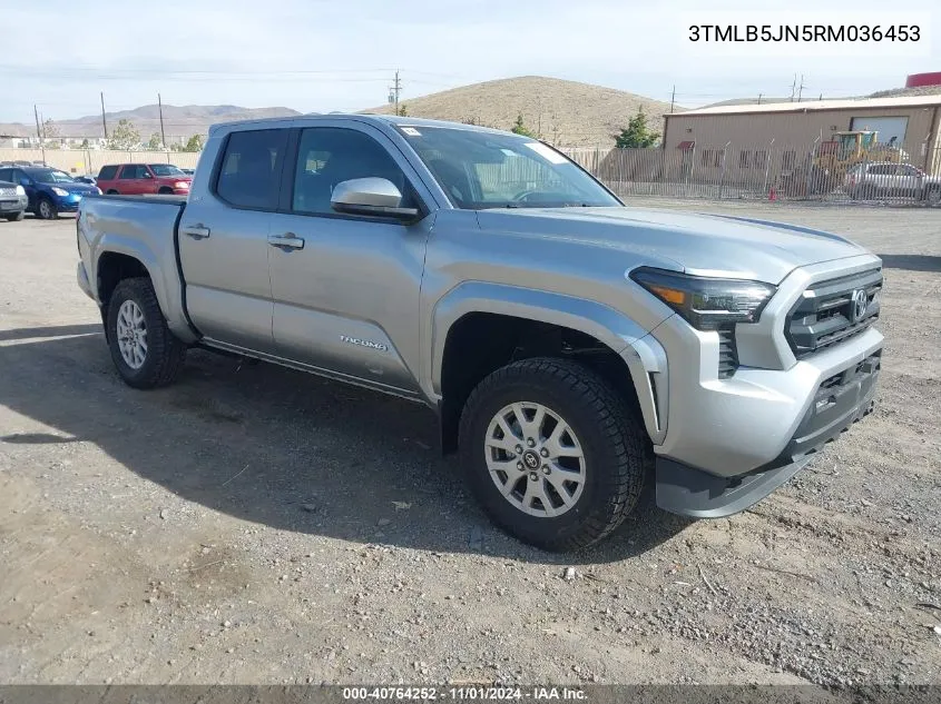 2024 Toyota Tacoma Sr5 VIN: 3TMLB5JN5RM036453 Lot: 40764252