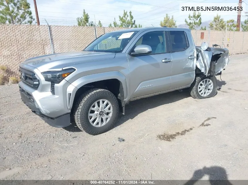 2024 Toyota Tacoma Sr5 VIN: 3TMLB5JN5RM036453 Lot: 40764252