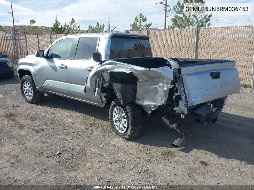 2024 Toyota Tacoma Sr5 VIN: 3TMLB5JN5RM036453 Lot: 40764252