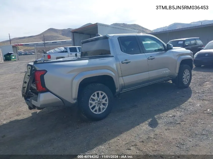 2024 Toyota Tacoma Sr5 VIN: 3TMLB5JN5RM036453 Lot: 40764252