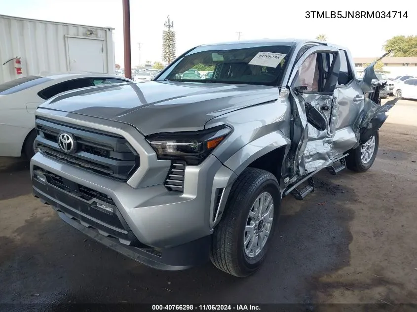 2024 Toyota Tacoma Sr5 VIN: 3TMLB5JN8RM034714 Lot: 40766298