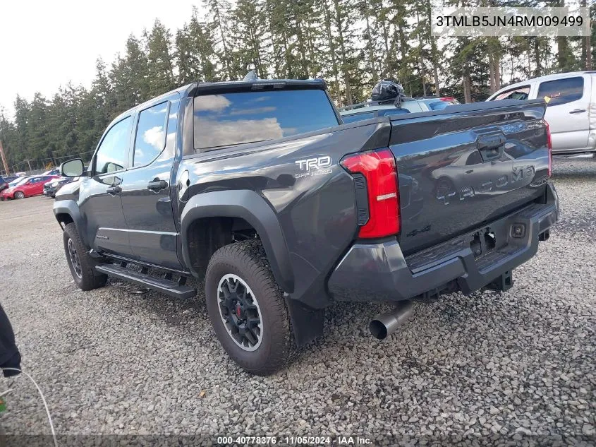 2024 Toyota Tacoma Trd Off Road VIN: 3TMLB5JN4RM009499 Lot: 40778376