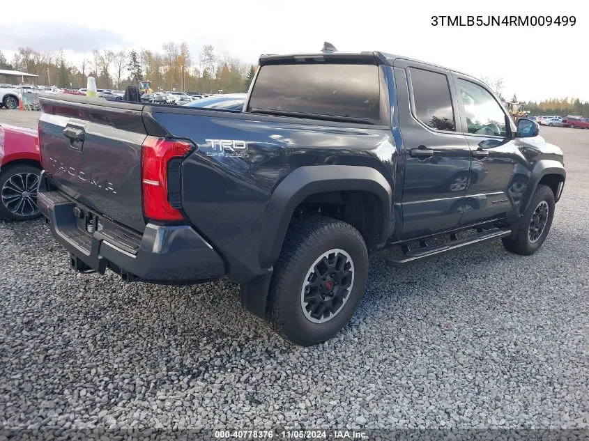 2024 Toyota Tacoma Trd Off Road VIN: 3TMLB5JN4RM009499 Lot: 40778376