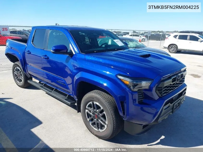 2024 Toyota Tacoma Trd Sport VIN: 3TMKB5FN2RM004225 Lot: 40860713