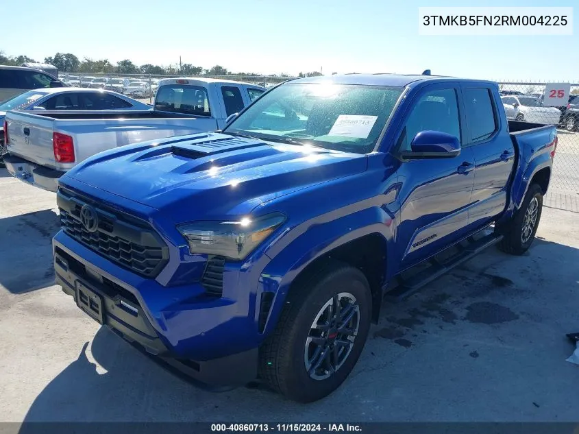 2024 Toyota Tacoma Trd Sport VIN: 3TMKB5FN2RM004225 Lot: 40860713