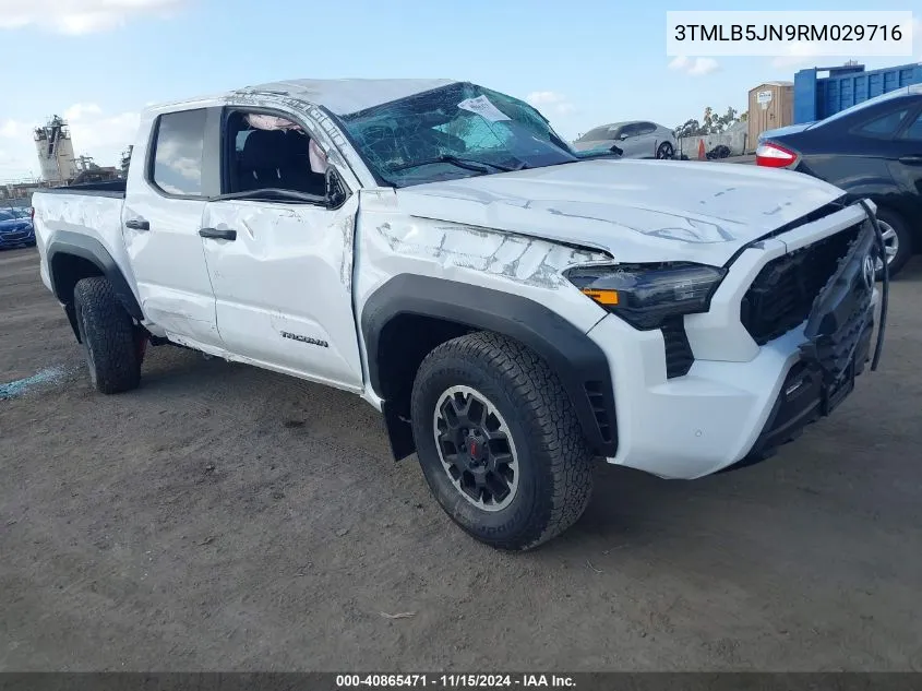 2024 Toyota Tacoma Trd Off Road VIN: 3TMLB5JN9RM029716 Lot: 40865471