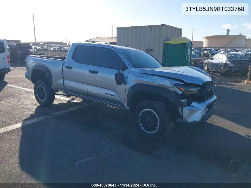 2024 Toyota Tacoma Sr5 VIN: 3TYLB5JN9RT033768 Lot: 40870643