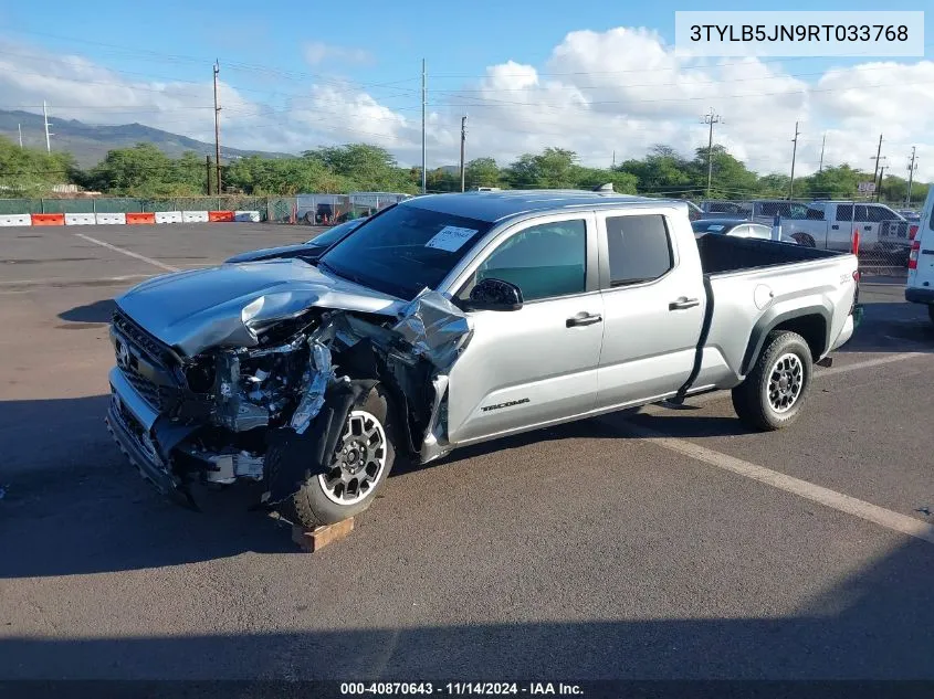 2024 Toyota Tacoma Sr5 VIN: 3TYLB5JN9RT033768 Lot: 40870643