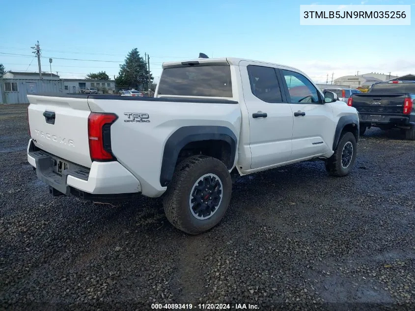 2024 Toyota Tacoma Trd Off Road VIN: 3TMLB5JN9RM035256 Lot: 40893419