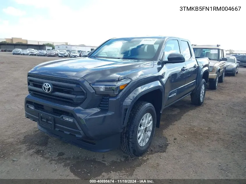 2024 Toyota Tacoma Sr5 VIN: 3TMKB5FN1RM004667 Lot: 40895674