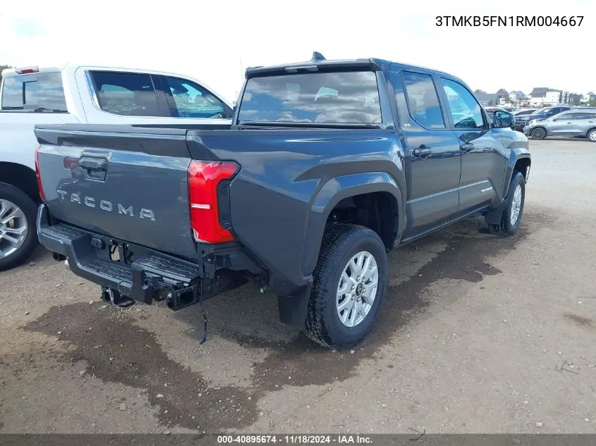 2024 Toyota Tacoma Sr5 VIN: 3TMKB5FN1RM004667 Lot: 40895674