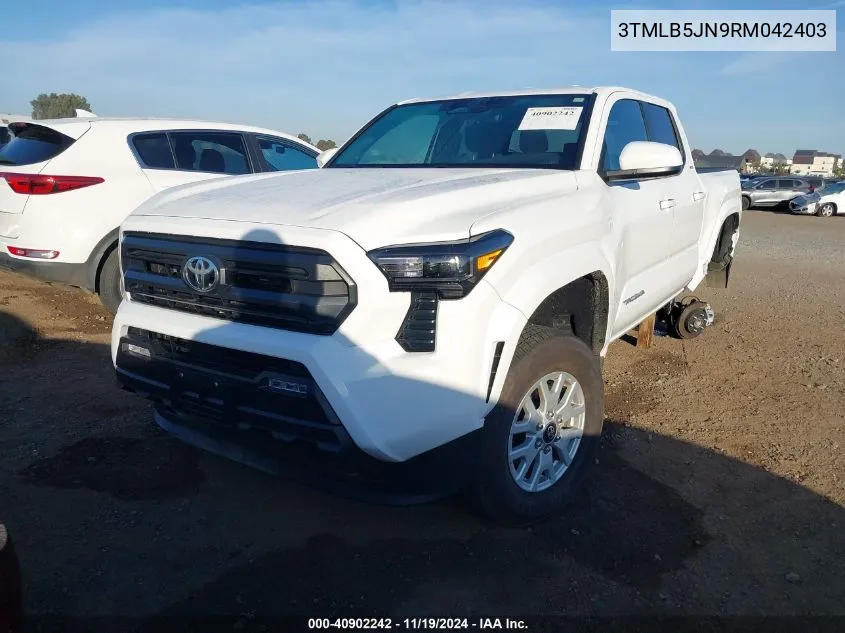 2024 Toyota Tacoma Sr5 VIN: 3TMLB5JN9RM042403 Lot: 40902242