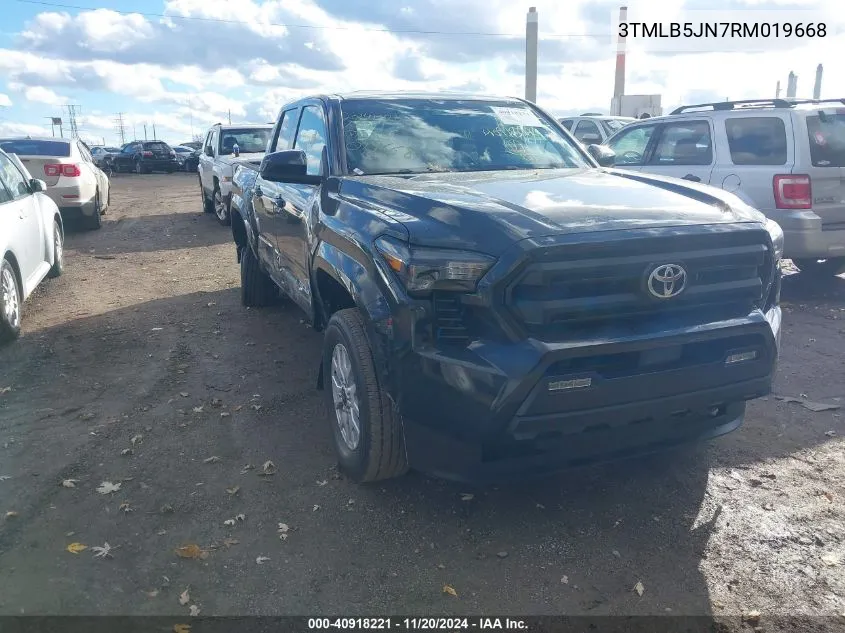 2024 Toyota Tacoma Sr5 VIN: 3TMLB5JN7RM019668 Lot: 40918221