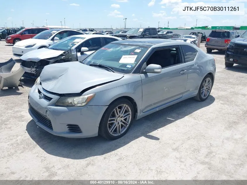 JTKJF5C70B3011261 2011 Scion Tc