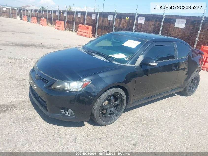 2012 Scion Tc VIN: JTKJF5C72C3035272 Lot: 40080008