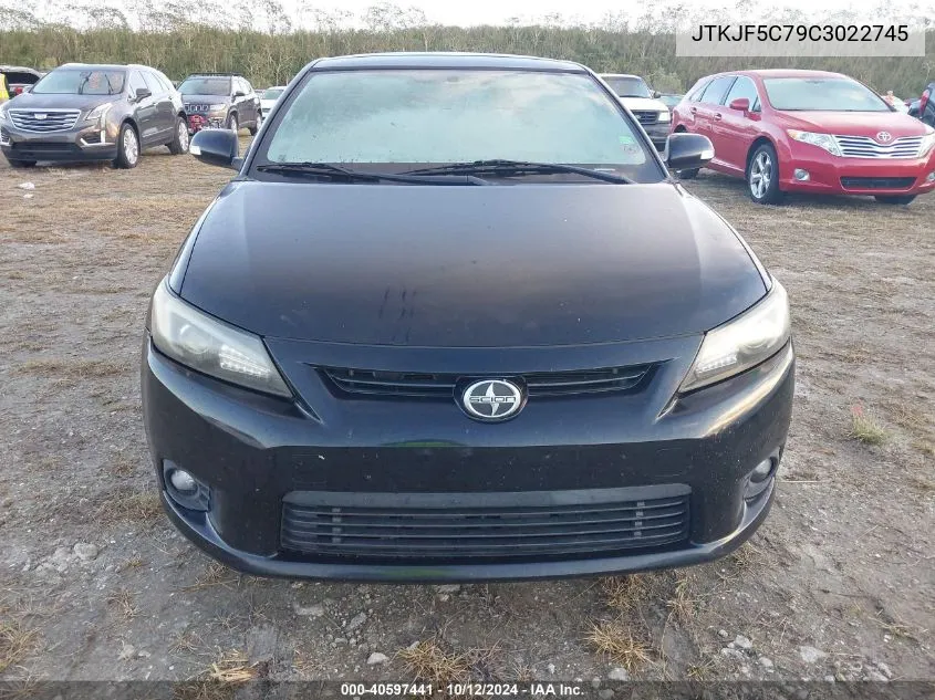 2012 Scion Tc VIN: JTKJF5C79C3022745 Lot: 40597441