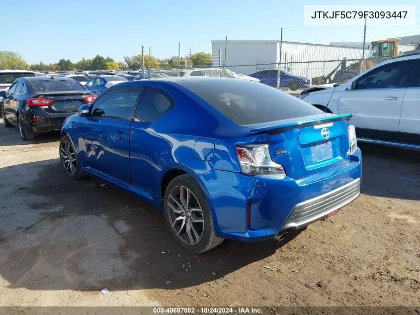 2015 Scion Tc VIN: JTKJF5C79F3093447 Lot: 40687082